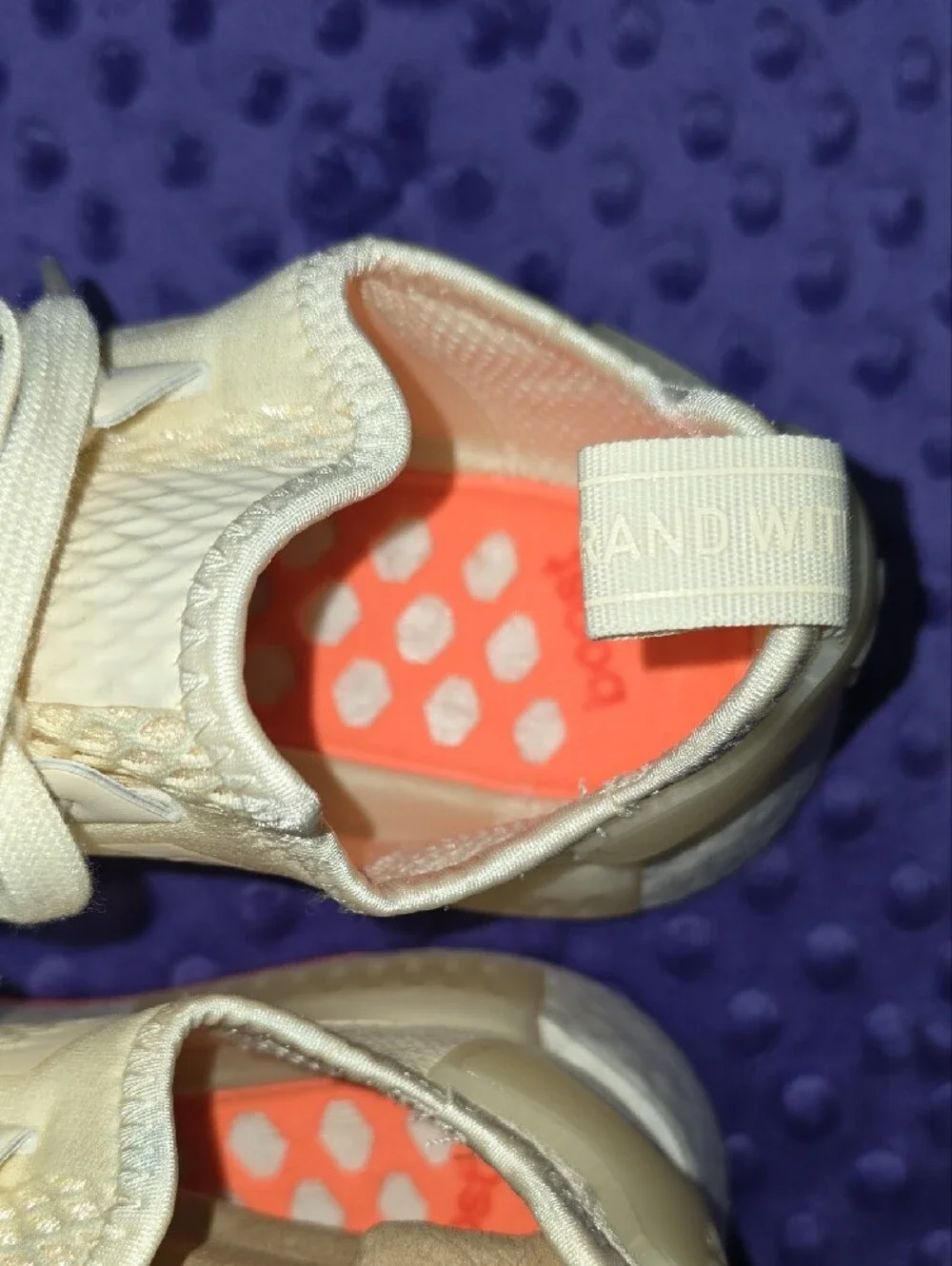 Cream & Orange Adidas